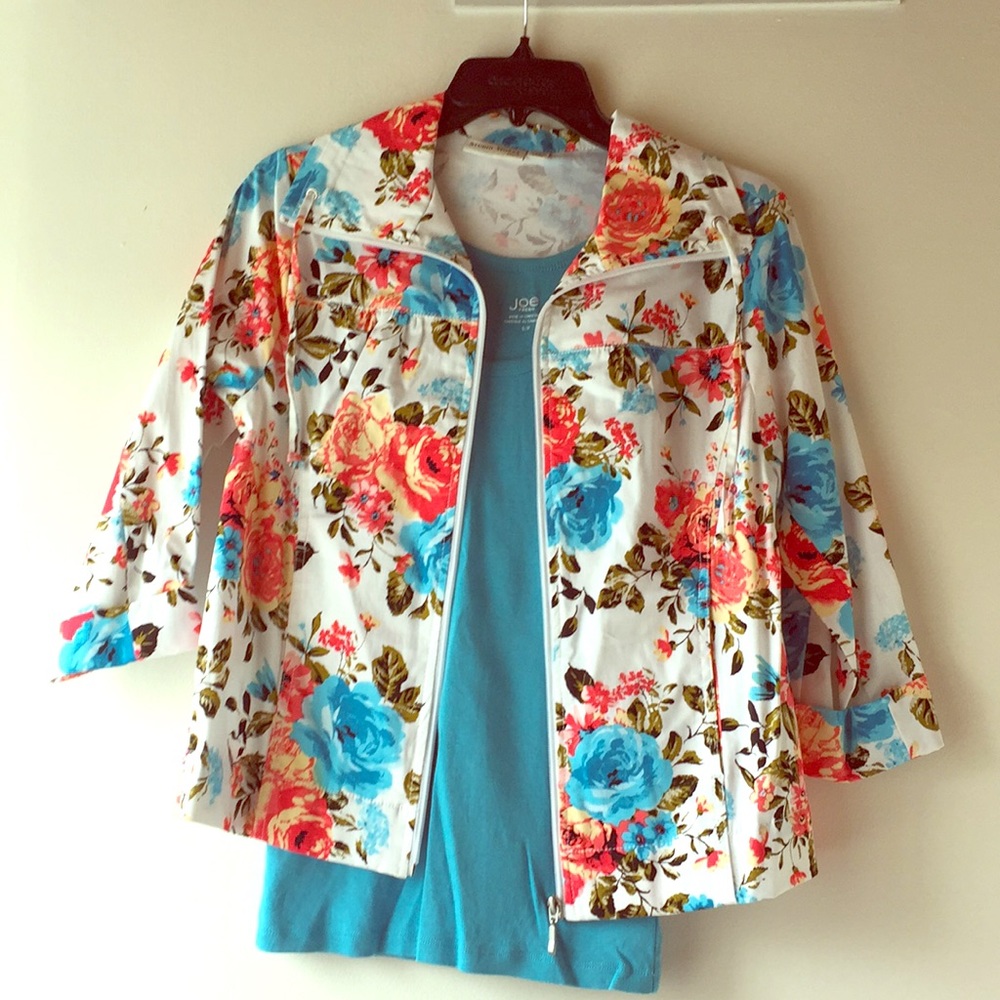 Studio Works Petite Flower Jacket